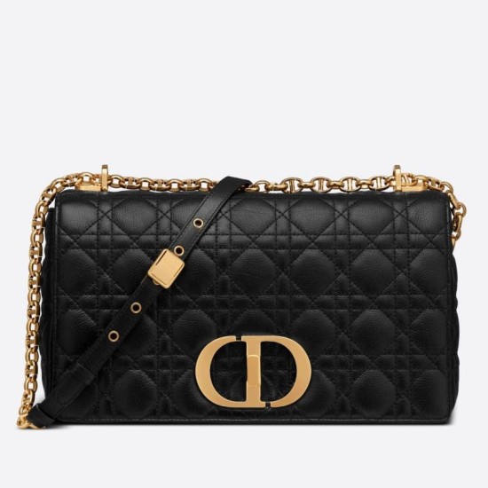 Replica Borsa Caro Dior Grande Cannage Nera