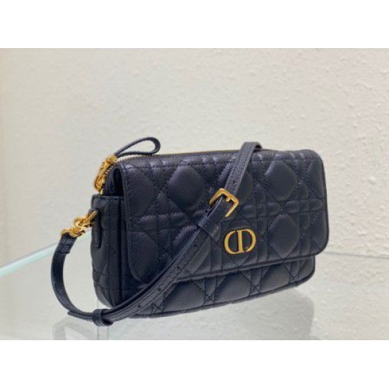 Replica Custodia Dior Caro Cannage Nera