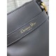 Replica Borsa a secchiello media Dior C'est Saddle in pelle di vitello nera