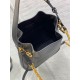 Replica Borsa a secchiello media Dior C'est Saddle in pelle di vitello nera