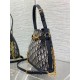 Replica Borsa a secchiello media Dior C'est Jacquard obliquo blu Replica Borsa a secchiello media Dior C'est Jacquard obliquo blu