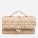 Replica Borsa Dior Miss Dior Mini Cannage in pelle di agnello Beige