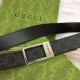 Replica Cintura Gucci GG con fibbia rettangolare 722370 35mm Acciaio Nero Replica Cintura Gucci GG con fibbia rettangolare 722370 35mm Acciaio Nero