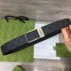 Replica Cintura Gucci GG con fibbia rettangolare 722370 35mm Acciaio Nero Replica Cintura Gucci GG con fibbia rettangolare 722370 35mm Acciaio Nero