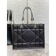 Replica Borsa tote media Dior Essential Archicannage nera
