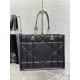 Replica Borsa tote media Dior Essential Archicannage nera