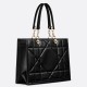 Replica Borsa tote media Dior Essential Archicannage nera