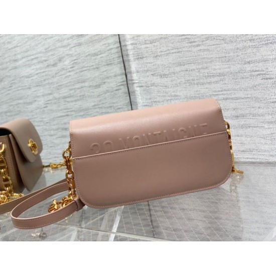 Replica Dior 30 Montaigne Avenue Borsa Box Pelle di vitello Rosa
