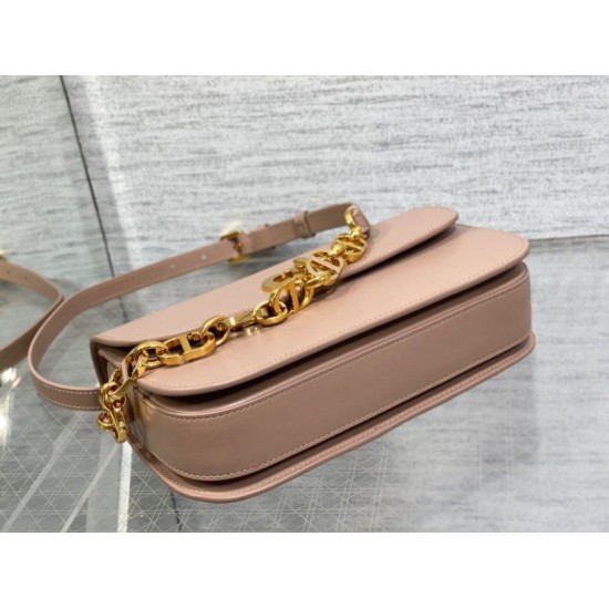 Replica Dior 30 Montaigne Avenue Borsa Box Pelle di vitello Rosa