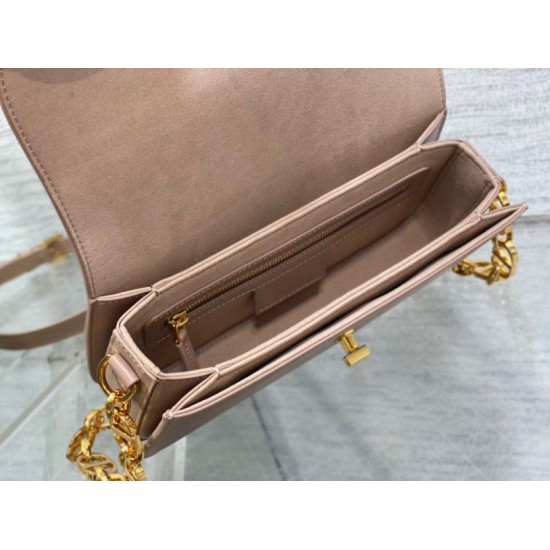 Replica Dior 30 Montaigne Avenue Borsa Box Pelle di vitello Rosa