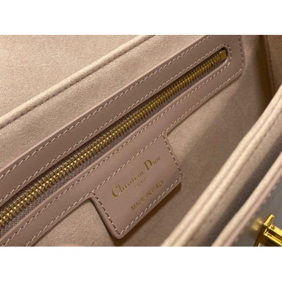 Replica Dior 30 Montaigne Avenue Borsa Box Pelle di vitello Rosa