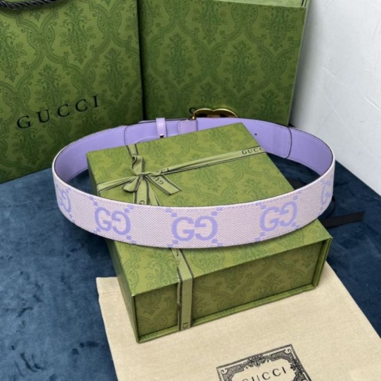 Replica Cintura larga Gucci GG Marmont 400593 40mm Viola