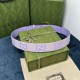 Replica Cintura larga Gucci GG Marmont 400593 40mm Viola