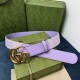Replica Cintura larga Gucci GG Marmont 400593 40mm Viola