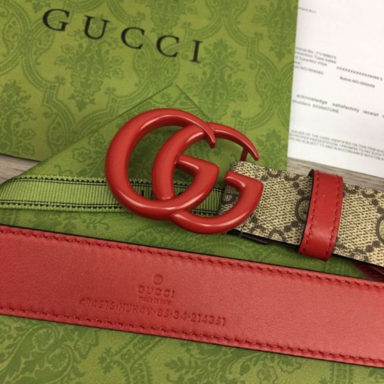 Replica Cintura sottile Gucci GG Marmont 414516