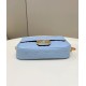 Replica Borsa Midi Fendi Baguette Chain Nappa Blu