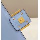 Replica Borsa Midi Fendi Baguette Chain Nappa Blu