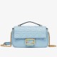Replica Borsa Midi Fendi Baguette Chain Nappa Blu