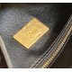 Replica Borsa midi Fendi Baguette con catena in nappa nera