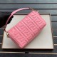 Replica Borsa Baguette Media Fendi Motivo FF Rosa Replica Borsa Baguette Media Fendi Motivo FF Rosa