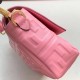 Replica Borsa Baguette Media Fendi Motivo FF Rosa Replica Borsa Baguette Media Fendi Motivo FF Rosa