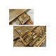 Replica Borsa grande Fendi Baguette con motivo FF oro Replica Borsa grande Fendi Baguette con motivo FF oro
