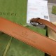 Replica Cintura sottile Gucci con fibbia G 655566 Marrone