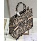 Replica Christian Dior Borsa tote grande Dior Book color albicocca