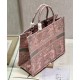 Replica Borsa tote Christian Dior grande per libri Dior rosa