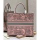 Replica Borsa tote Christian Dior grande per libri Dior rosa