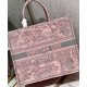 Replica Borsa tote Christian Dior grande per libri Dior rosa