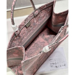 Replica Borsa tote Christian Dior grande per libri Dior rosa