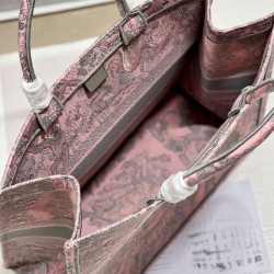Replica Borsa tote Christian Dior grande per libri Dior rosa