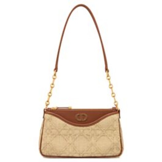 Replica Christian Dior 30 Montaigne Hobo Avenue Mini Borsa Albicocca