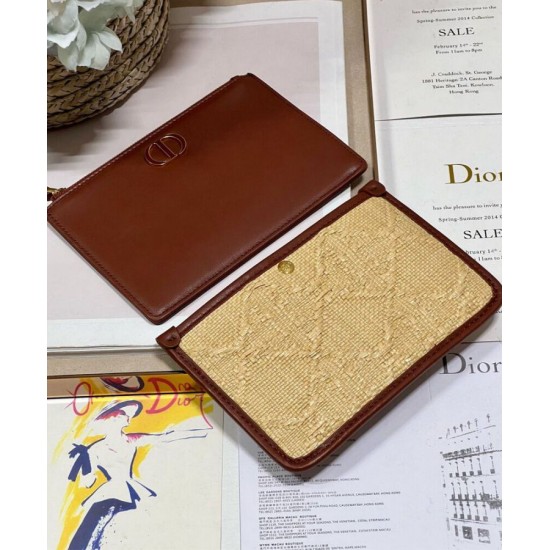 Replica Christian Dior 30 Montaigne Hobo Avenue Mini Borsa Albicocca