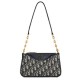 Replica Mini borsa Christian Dior 30 Montaigne Hobo Avenue Blu scuro