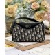 Replica Mini borsa Christian Dior 30 Montaigne Hobo Avenue Blu scuro