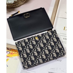 Replica Mini borsa Christian Dior 30 Montaigne Hobo Avenue Blu scuro