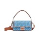 Replica Borsa Fendi Baguette Media 8BR600 denim con motivo FF ricamato tono su tono Blu Replica Borsa Fendi Baguette Media 8BR600 denim con motivo FF ricamato tono su tono Blu