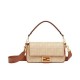 Replica Borsa Fendi Baguette Media 8BR600 denim con motivo FF ricamato tono su tono Caffè Replica Borsa Fendi Baguette Media 8BR600 denim con motivo FF ricamato tono su tono Caffè