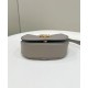 Replica Borsa Fendi C'mon Small/Medium Satchel con curvatura 8BS082 Grigia