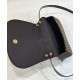 Replica Fendi C'mon Borsa a cartella media con curvatura 8BT366 Caffè