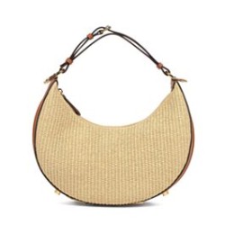 Replica Borsa Hobo piccola Fendi Fendigraphy 8BR798 Caffè