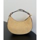 Replica Borsa Hobo piccola Fendi Fendigraphy 8BR798 Caffè