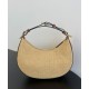 Replica Borsa Hobo piccola Fendi Fendigraphy 8BR798 Caffè