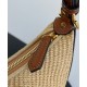 Replica Borsa Hobo piccola Fendi Fendigraphy 8BR798 Caffè