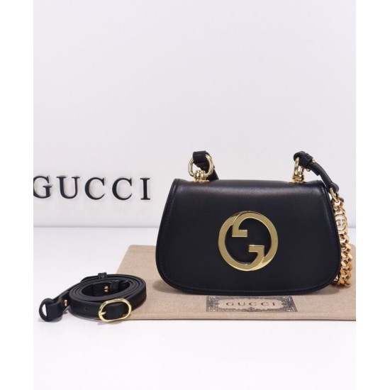 Replica Borsa a tracolla mini Gucci Blondie 724645 Nera