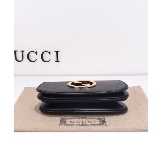 Replica Borsa a tracolla mini Gucci Blondie 724645 Nera
