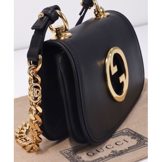 Replica Borsa a tracolla mini Gucci Blondie 724645 Nera
