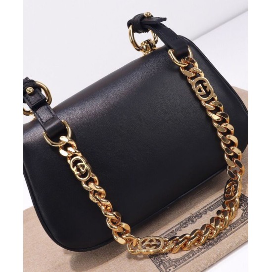 Replica Borsa a tracolla mini Gucci Blondie 724645 Nera